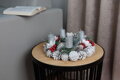 Adventný veniec MagicHome, prírodný, biely, 30 cm