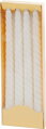Biele špirálové sviečky MagicHome, 25 cm, balenie 4 ks