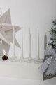 Biele špirálové sviečky MagicHome, 25 cm, balenie 4 ks