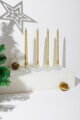 Zlaté špirálové sviečky MagicHome, 25 cm, balenie 4 ks 3 detail