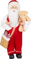 Dekorácia MagicHome Vianoce, santa, textil, 16x26x45 cm
