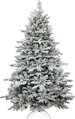 Stromček MagicHome Vianoce Frosty, zasnežený, 3D+2D, extra hustý, 150 cm