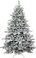 Stromček MagicHome Vianoce Frosty, zasnežený, 3D+2D, extra hustý, 210 cm