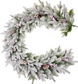 Girlanda MagicHome Vianoce Frosty, zasnežený, 3D+2D, 180 cm