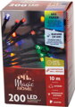 Reťaz MagicHome Vianoce, jednoduché svietenie, 930xLED teplá/studená biela, IP44, 30 m