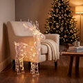 Dekorácia MagicHome Vianoce, Jeleň, 120xLED teplá biela, IP20, 30,5x10x46 cm