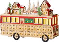 Dekorácia MagicHome Vianoce, Autobus, 8xLED teplá biela, 2xAAA, IP20, 27,7x7,5x19 cm