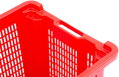 Prepravka ICS M402000 • 40 lit, 56x35x31 cm, perforovaná, červená 2 detail