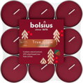 Sviečka Bolsius Starlight Zimné korenie, vínová červená, čajová, 4 hod., bal. 18 ks 1 detail