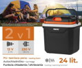 Autochladnička Strend Pro, 2v1, 24 lit, 230V/12V, PUR izolácia 1 detail