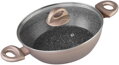 Hrniec MagicHome Coffee Brown Line, plytký, 26 cm, 2,8 lit., s pokrievkou, pekáč, do rúry 1 detail