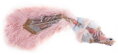 Dekorácia MagicHome Vianoce, Páv, ružový, páperový, 60x28x35 cm, 2, náradie