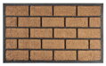 Rohožka pred dvere RBC 124, Brickwall, guma/kokos, hnedá 45x75 cm 1 detail