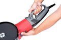 Bruska Worcraft AG24-230A, 2350W, 230 mm, uhlová, SoftSTART 7 detail