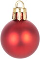 Gule MagicHome Vianoce, 12 ks, 3 cm, červené, na vianočný stromček, 2, náradie