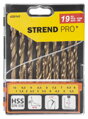 Sada vrtákov STREND PRO FD032, 19 dielna TiN HSS 1 detail