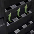 Qbrick Patrol Kompostér ECO 420 lit, čierny 7 detail