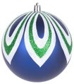 Gule MagicHome Vianoce, 4 ks, modré, s dekoráciou, na vianočný stromček, 10 cm, 1, náradie