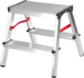 Strend Pro Schodíky DD4, 2x4, max. 125 kg, ALU, obojstranné