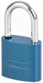 Zámok Strend Pro HP, 38 mm, visiaci, modrý, 2, náradie