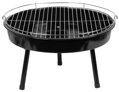 Gril Strend Pro Bavarian, BBQ, na drevené uhlie, nastaviteľná gril. výška 320-660/1500 mm 4 detail