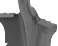 Rýľ Strend Pro, s násadou D, fiberglass, drenážny, 1150 mm 4 detail