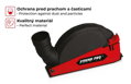 Odsávací kryt na uhlovú brúsku 115/125 mm Strend Pro CDS5 12 detail