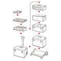 Box QBRICK® System ONE Cart Basic, 15, náradie