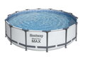 Bestway 56950 Bazén Steel Pro MAX, 427x107 cm, filter, rebrík, plachta, 2, náradie