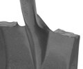 Lopata Strend Pro, s násadou D, fiberglass, 1150 mm 3 detail