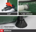 Barel na dažďovú vodu, s ventilom Strend Pro CRB50, 500 lit, skladací 5 detail