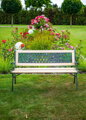 Záhradná lavička GODIVA, 122x54x73 cm, drevo/plast, 4, náradie