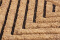 Rohožka pred dvere RBC 130, Arrows, guma/kokos, hnedá 40x60 cm 1 detail