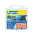 Spona RAPID VR22, PVC zelená, 215 ks, sponky pre viazacie kliešte RAPID FP222 a FP20, pre drôt 5-11mm 1 detail