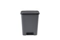 Kôš na odpadky Curver® COMPATTA BIN, 50L, 29,4x49,6x62 cm, čierny/sivý 1 detail