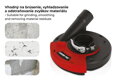 Odsávací kryt na uhlovú brúsku 115/125 mm Strend Pro DP128 10 detail