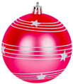 Gule MagicHome Vianoce, 9 ks, červeno-ružové, matné, s dekoráciou, na vianočný stromček, 6 cm, 1, náradie