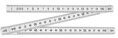 Meter STREND PRO FS28, 1 m, plastový, biely 1 detail