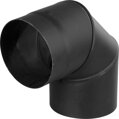 Koleno HS 090/200/2,0 mm, dymovod, nastaviteľné, dymové kominové koleno na spájanie rúr dymovodu 1 detail