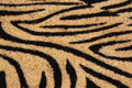 Rohožka pred dvere STM 263, Zebra - čiernobiela, 40x60 cm 1 detail