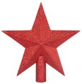 Ozdoba MagicHome Vianoce, 1 ks, 20 cm, hviezda, červená, na vianočný stromček, 1, náradie