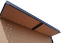 Stôl Racks DWB60, pracovný, do dielne, 1x zásuvka, 1200x600x1500 mm, max. 230 kg 2 detail