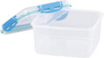 Dózy na potraviny MagicHome Lunchbox, 1,2 lit, sada 3 ks, štvorcová, Clip 2 detail