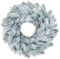 Veniec na dvere MagicHome Vianoce, prírodný zasnežený, 35 cm