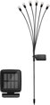 Solárna lampa Firefly 72 cm – nerezová, 6x LED