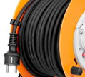 Predlžovací kábel na bubne 4 zásuvky, L-20 m 1 detail