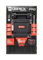 Box QBRICK® System PRO Set 5v1 - Cart, Toolbox, Toolcase, Organizer 100 a Multi, 5 dielna sada boxov na náradie 1 detail