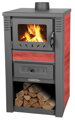 Kachle Nova Ceramic, 7,5 kW, 120 mm, červená 1 detail