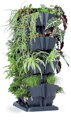 Vertikálny, kaskádový kvetináč Prosperplast CASCADE Garden 685x190x546 mm, antracit, 6, náradie