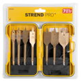 Sada vrtákov Strend Pro, do dreva, plochý, 10-32 mm, bal. 7 ks 2 detail